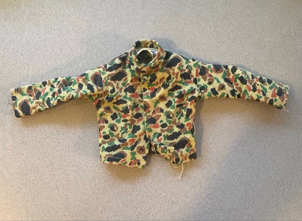 Vintage 1964 G.I. Joe camoflauge camo jacket
